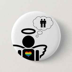 angelicon. boy dreams. 2 inch round button
