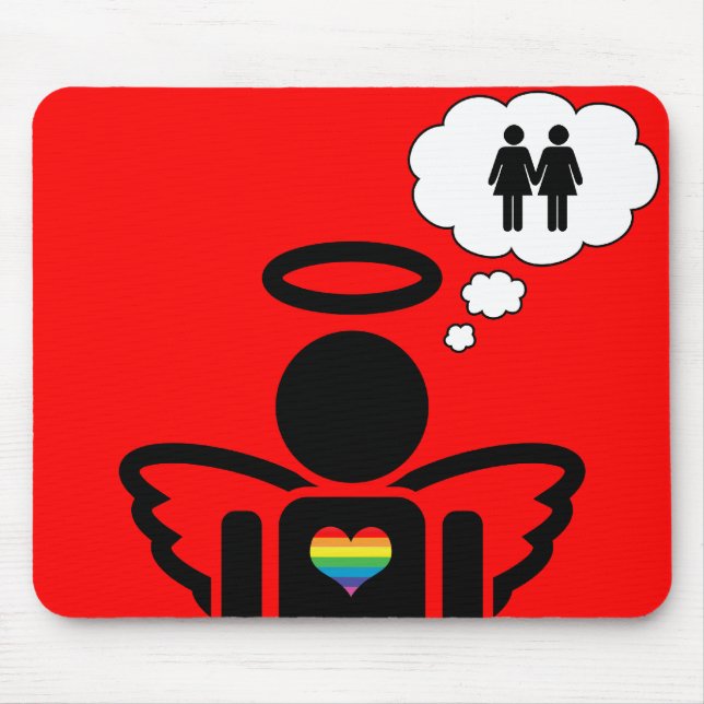 angelicon. lesbian dreams. mouse pad (Front)