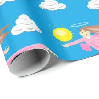 Angelina Angel Wrapping Paper