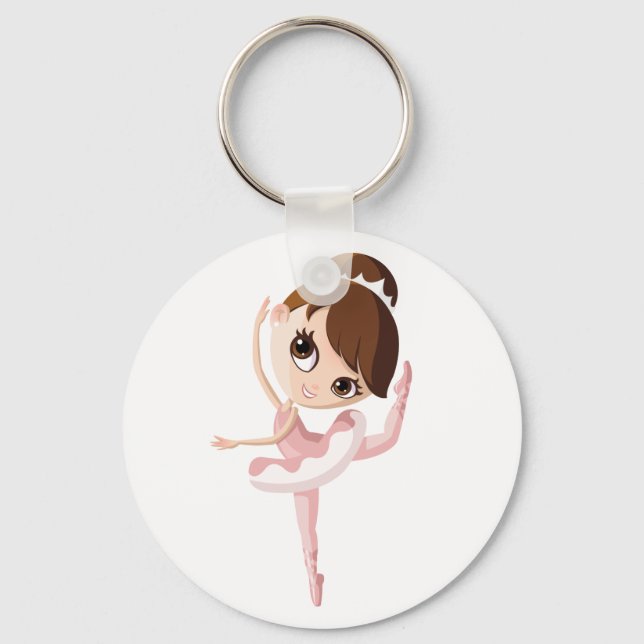 Angelina the Ballerina Keychain (Front)