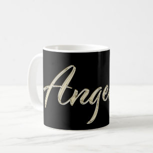 Angelina white gold Handwriting Tasse de café