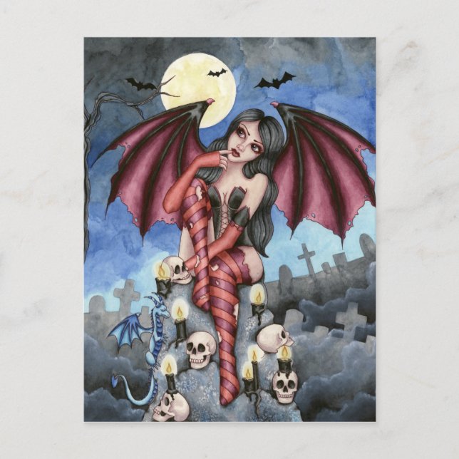 Angelique - Carte postale Vampire Fairy (Devant)