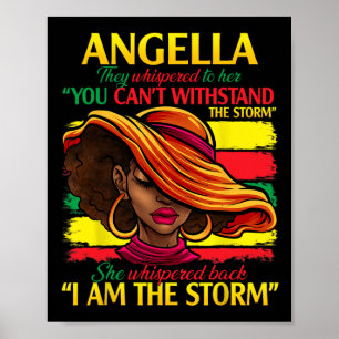 Angella First Name Family Surname Black History Mo Poster