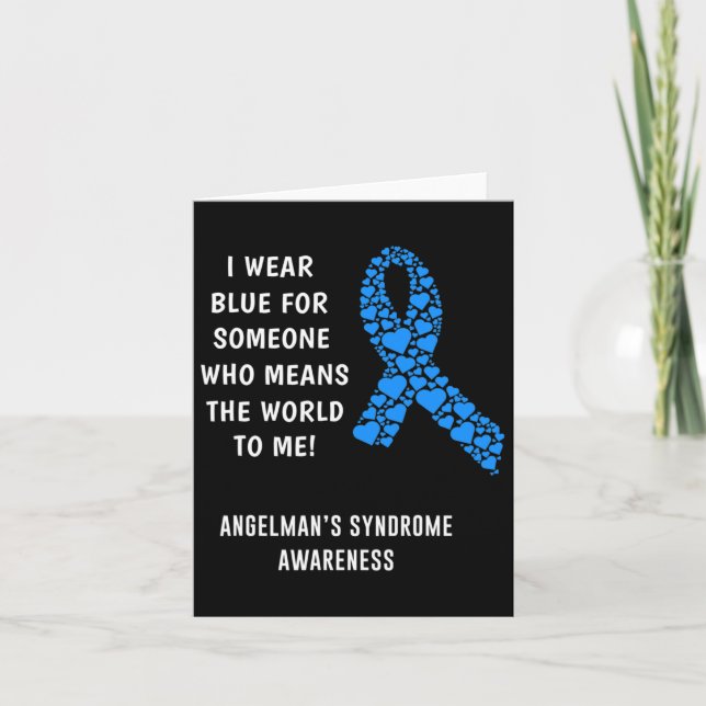 Angelman Syndrome Awareness  Card (Front)