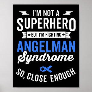 Angelman Syndrome Warrior Survivor Awareness Suppo Poster