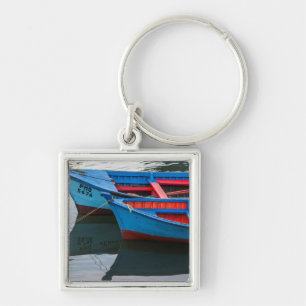 Angelmo harbour, fishing boats. keychain