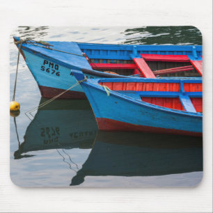 Angelmo harbour, fishing boats. mouse pad