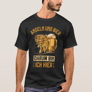 Angeln Und Bier Fisherman Fishing And Drinking T-Shirt