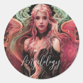 Angelology (Angel) Classic Round Sticker
