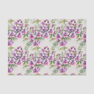 Angelonia Flower Tissue Paper   Elegant Floral