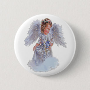 Angels 2 Inch Round Button
