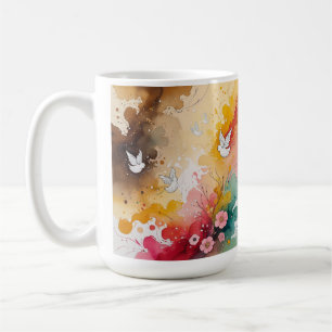 Angels abstrat  coffee mug