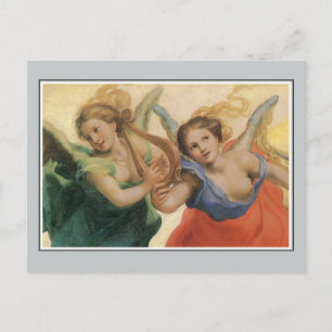 Angels, Allegory of the Virtues, Correggio Postcard