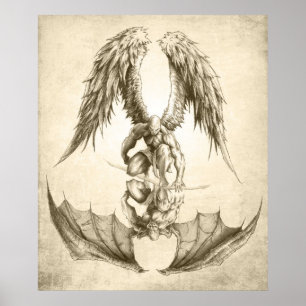 Angels and Demons - Reflection Poster