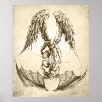 Angels and Demons - Reflection Poster