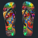 Angels and Demons River of Souls Custom Created Flip Flops<br><div class="desc">Here are some custom flip flops with your own image or you can use mine either way you will be styling on the beach this summer. Make sure to bookmark this page to come back to it in the future. If you like/love our designs make sure to like or share...</div>