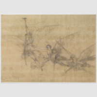 Angels and Music Decoupage Paper