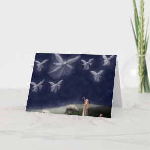 Angels and Shepherds Christmas card