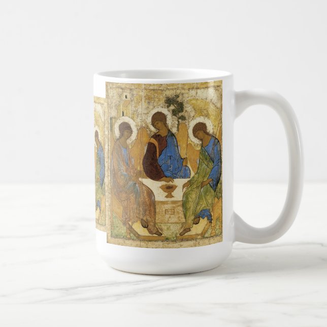 Angels At Mamre Trinity Coffee Mug (Right)