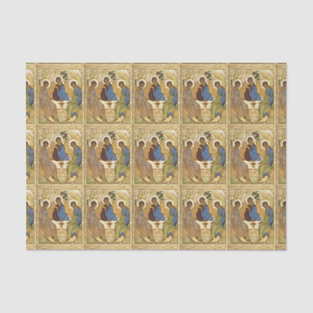 Angels At Mamre Trinity Tissue Paper (Front)