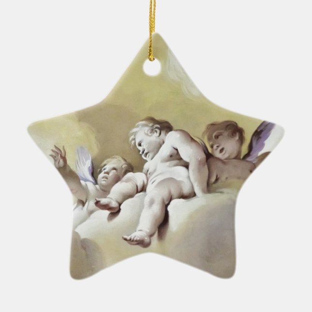 Angels Ceramic Ornament (Front)