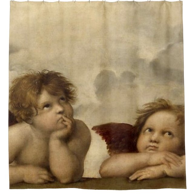 Angels Cherubs Raphael Santi Sistine Madonna Sweet (Front)