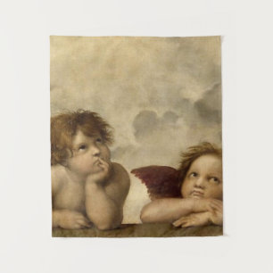 Angels Cherubs Raphael Santi Sistine Madonna Sweet Tapestry