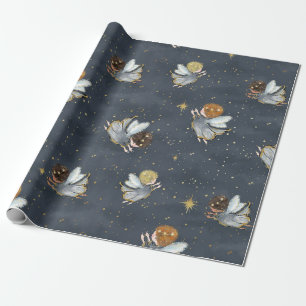 Angels Christmas Wrapping Paper