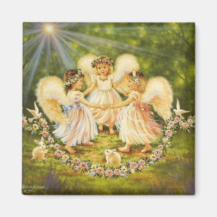 Angels dancing Magnet