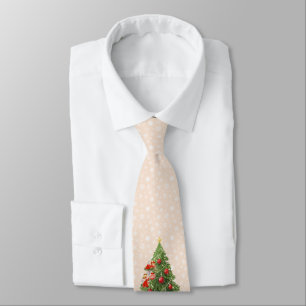 Angels Decorating the Christmas Tree Tie