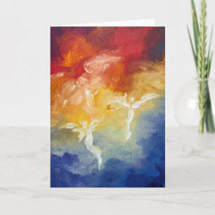 "Angel's Descent" Fine Art Greeting Card