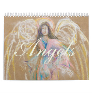Angels: Detail of Pastel Drawings Calendar