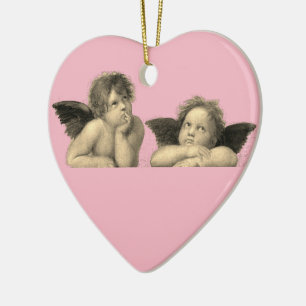 Angels Engel – Madonna Sixtina – Raphael – Raffael Ceramic Ornament