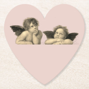Angels Engel - Madonna Sixtina - Raphael - Raffael Paper Coaster