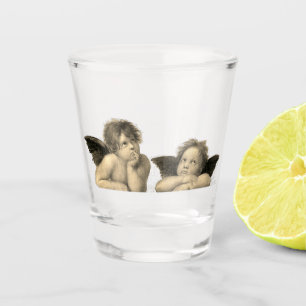 Angels Engel - Madonna Sixtina - Raphael - Raffael Shot Glass