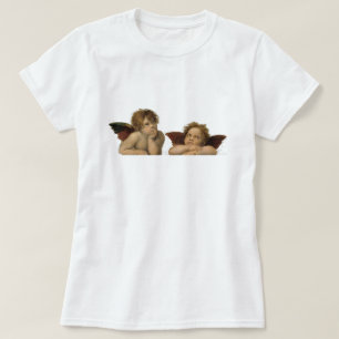Angels Engel - Madonna Sixtina - Raphael - Raffael T-Shirt
