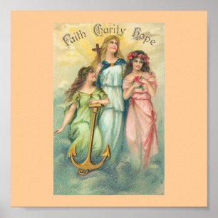 Angels~Faith, Hope & Charity Poster