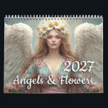Angels & Flowers 2027 Calendar<br><div class="desc">This charming angels calendar / cherubs calendar / guardian angels calendar (or in German: Engelkalender) is designed to bring romance, spiritual inspiration, and joy all year round. Each month features adorable angels in bright colours, radiating warmth, positivity, and a touch of romantic charm. A perfect blend of modern art, romantic...</div>