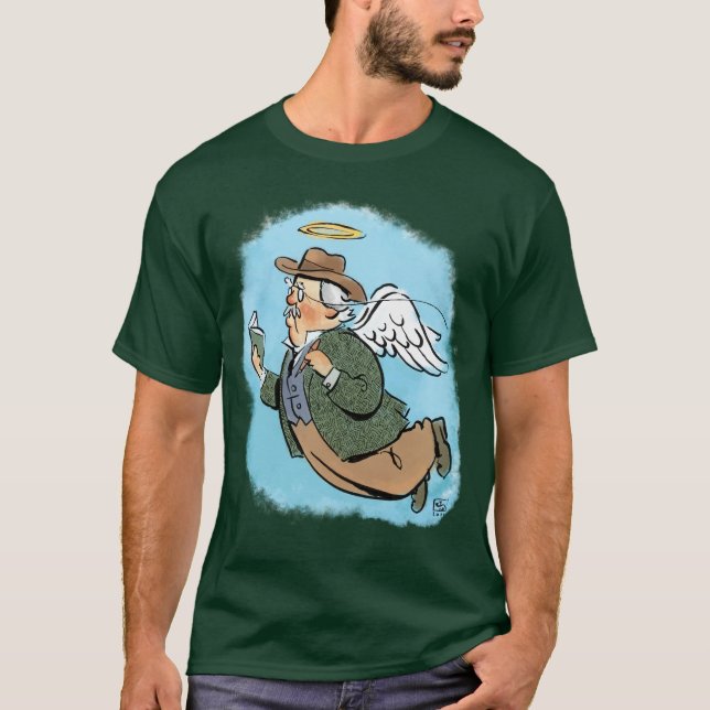 Angels Fly Because they take themselves lightly 2 T-Shirt (Front)