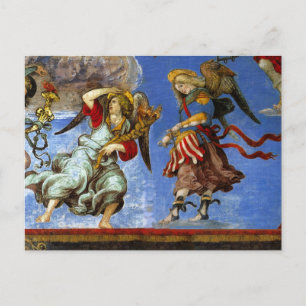  Angels From Assumption and Annunciation by Lippi Holiday Postcard