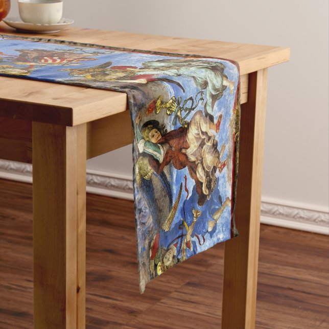  Angels From Assumption and Annunciation by Lippi Long Table Runner (In Situ)