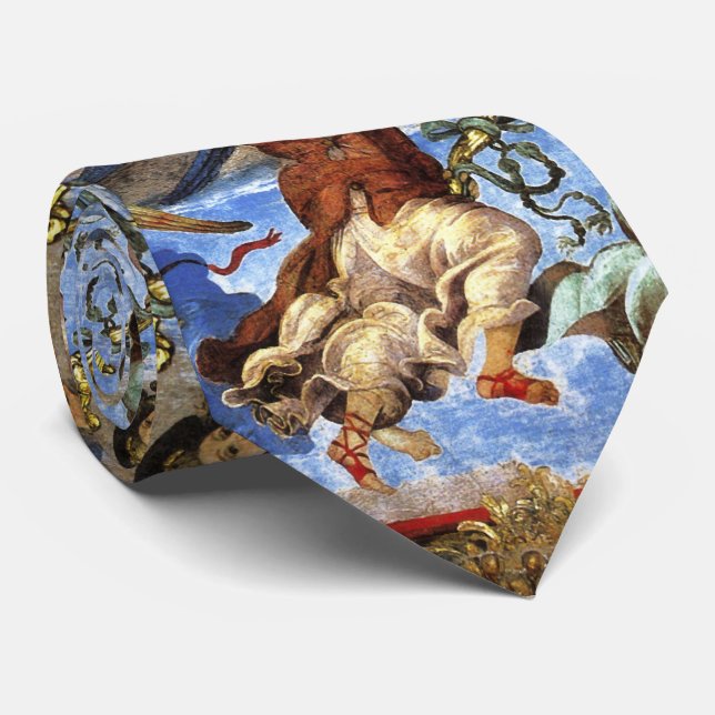 Angels From Assumption and Annunciation by Lippi Tie (Rolled)