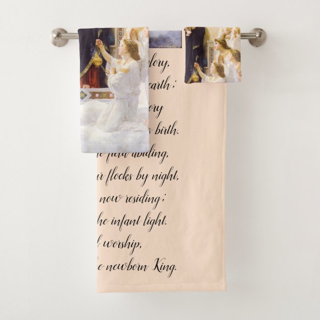Angels From The Realm of Glory Bath Towel Set (Insitu)