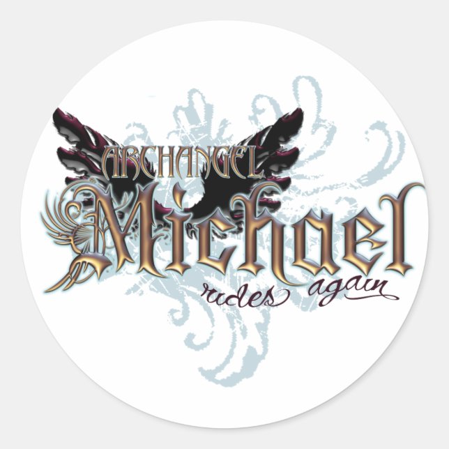 Angels Galore! Classic Round Sticker (Front)
