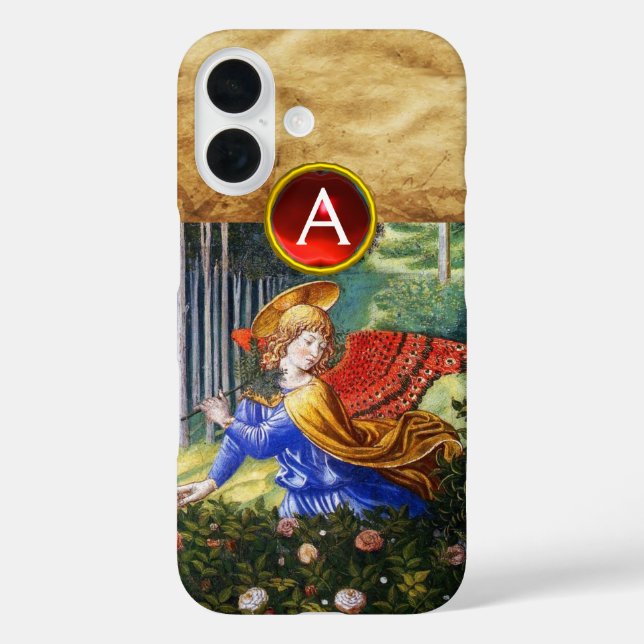 Angels Gathering Flowers in a Heavenly Landscape Case-Mate iPhone Case (Back)