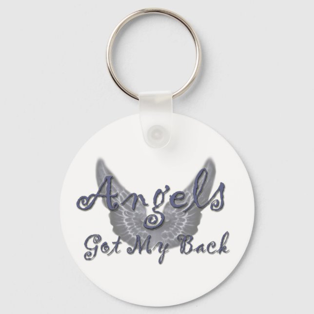 Angels Got My Back Keychain (Front)
