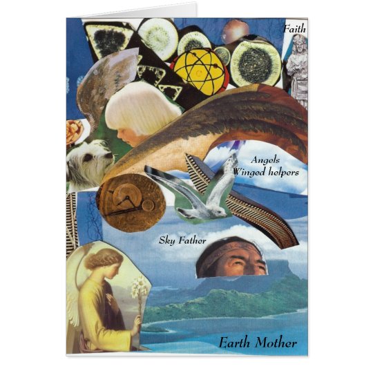 Angels Guides Soul Path collage card