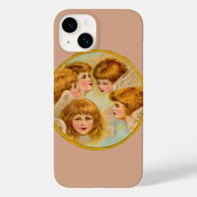 Angels In A Gold Ring Case-Mate iPhone Case (Back)