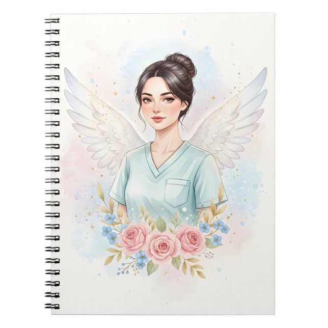 Angels in Scrubs  Notebook (Front)