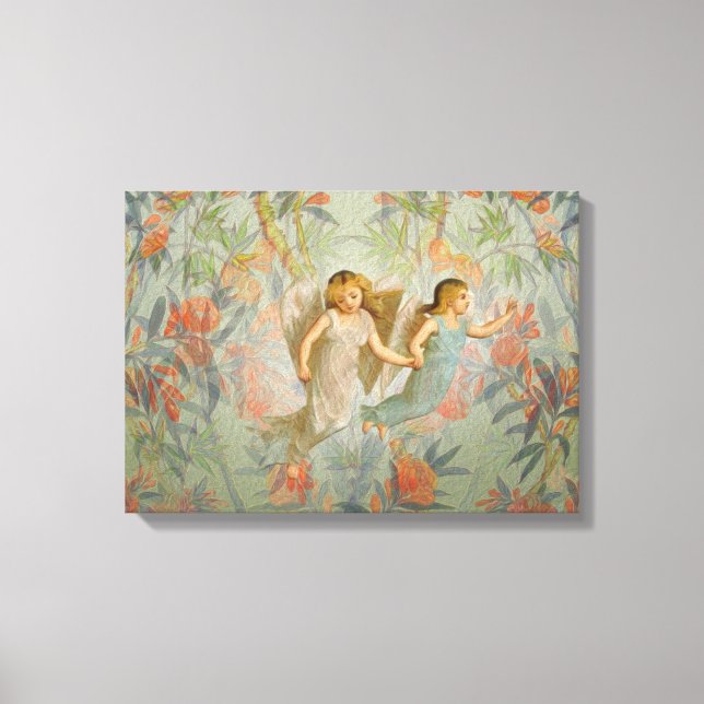 Angels in the Garden Canvas Print (Front)